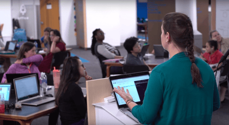 Valerie Teaching Coder Girl Class-1