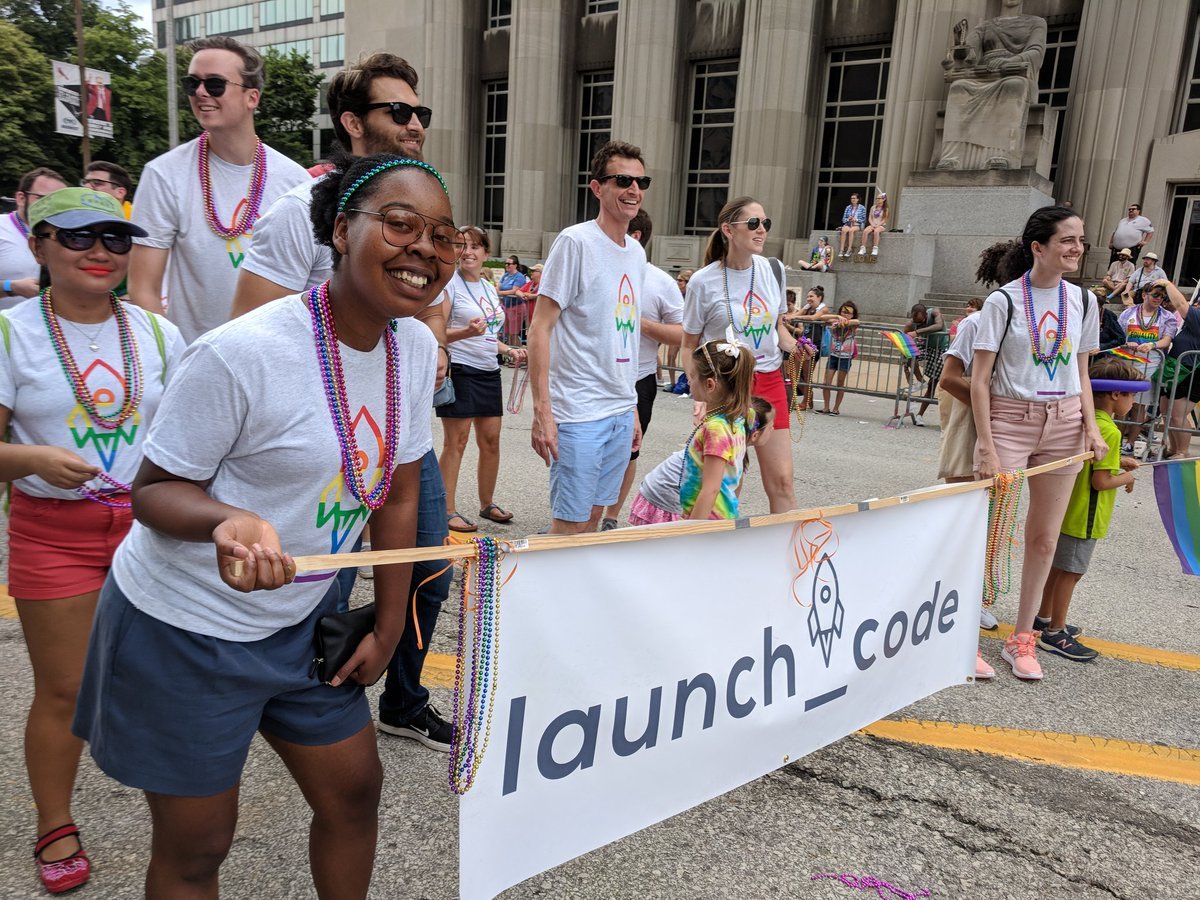 STL Grand Pride Parade Walking the Walk With LaunchCode